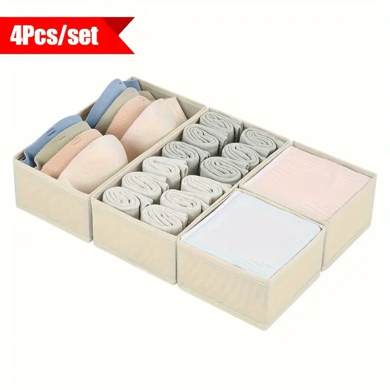 4pcs Foldable Drawer Organizer - Baby Clothes Organiser recension och pris