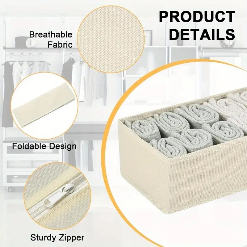 4pcs Foldable Drawer Organizer - Baby Clothes Organiser recension och pris