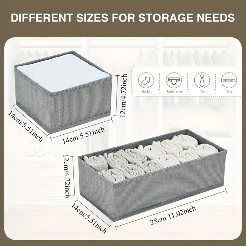 4pcs Foldable Drawer Organizer - Baby Clothes Organiser recension och pris