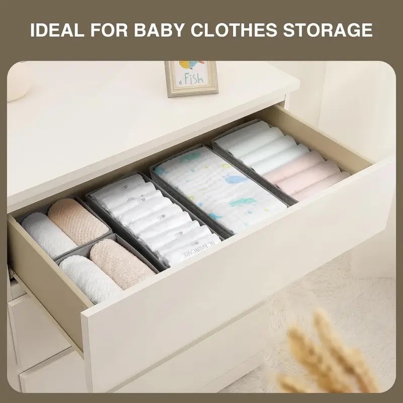 4pcs Foldable Drawer Organizer - Baby Clothes Organiser recension och pris
