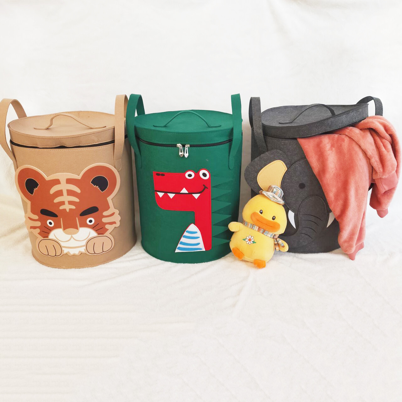Cartoon Animal Storage Baskets - Baby Clothes Organiser recension och pris
