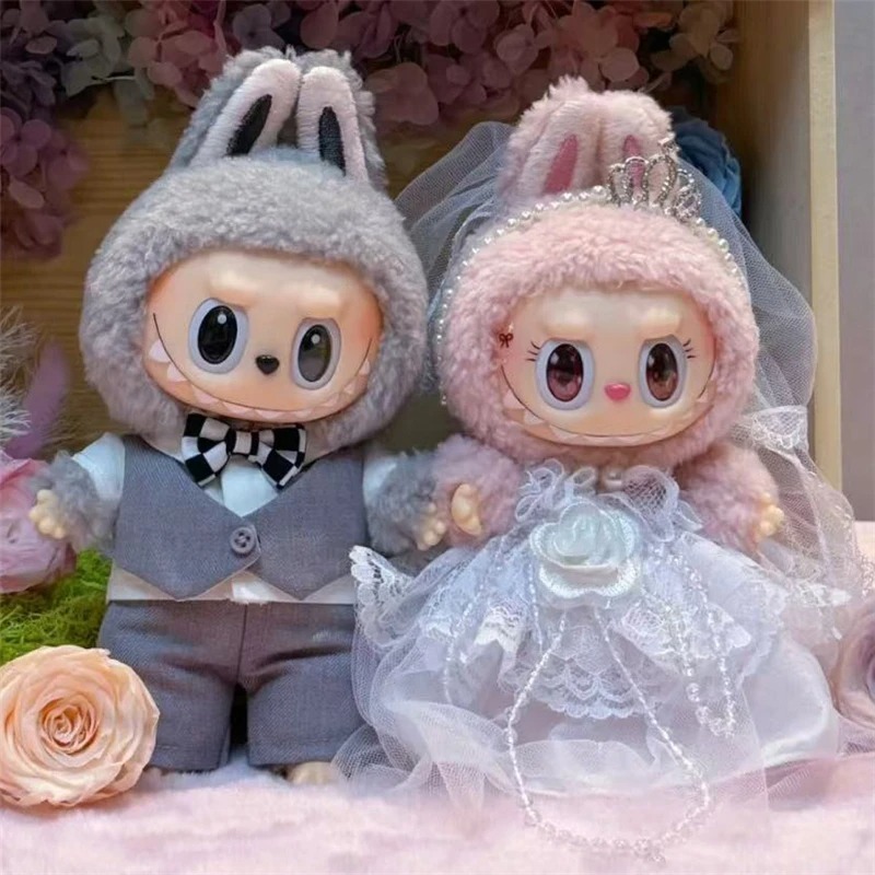 15 17cm For Labubu Doll Weddin - Baby Clothing 1 Year Old recension och pris