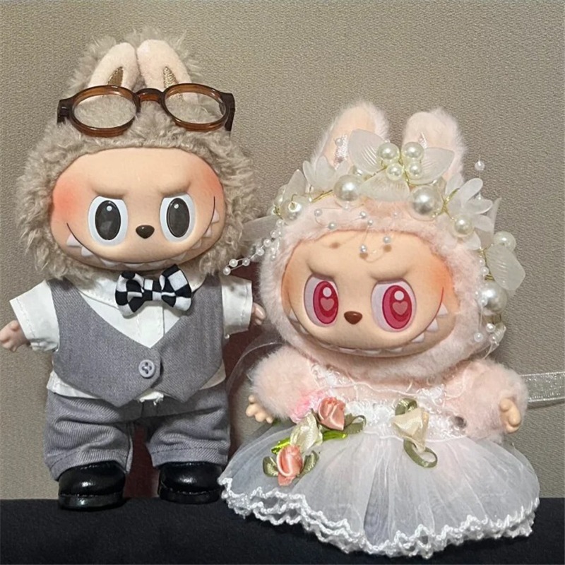 15 17cm For Labubu Doll Weddin - Baby Clothing 1 Year Old recension och pris