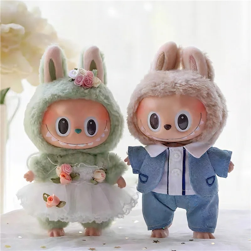 15 17cm For Labubu Doll Weddin - Baby Clothing 1 Year Old recension och pris