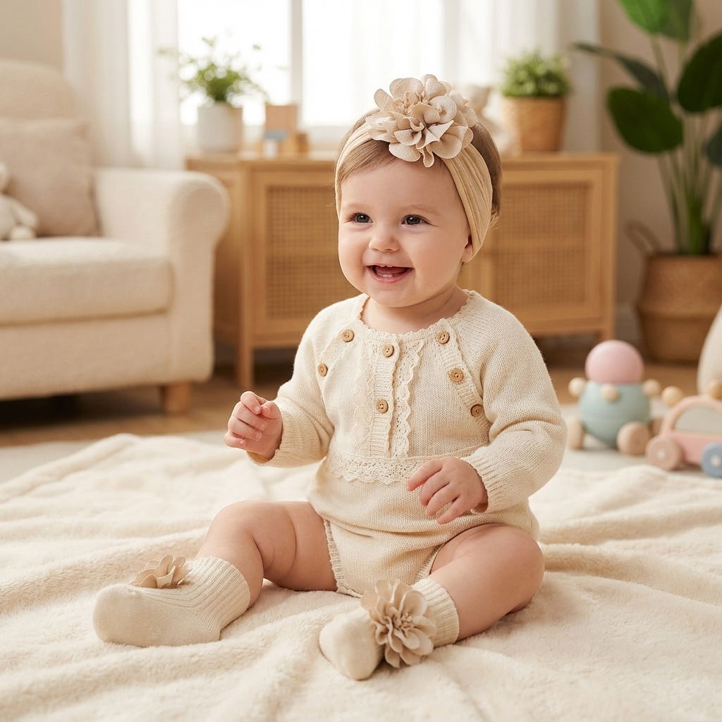 Baby Headband and Socks Two-Pi - Toddler Sock Set recension och pris