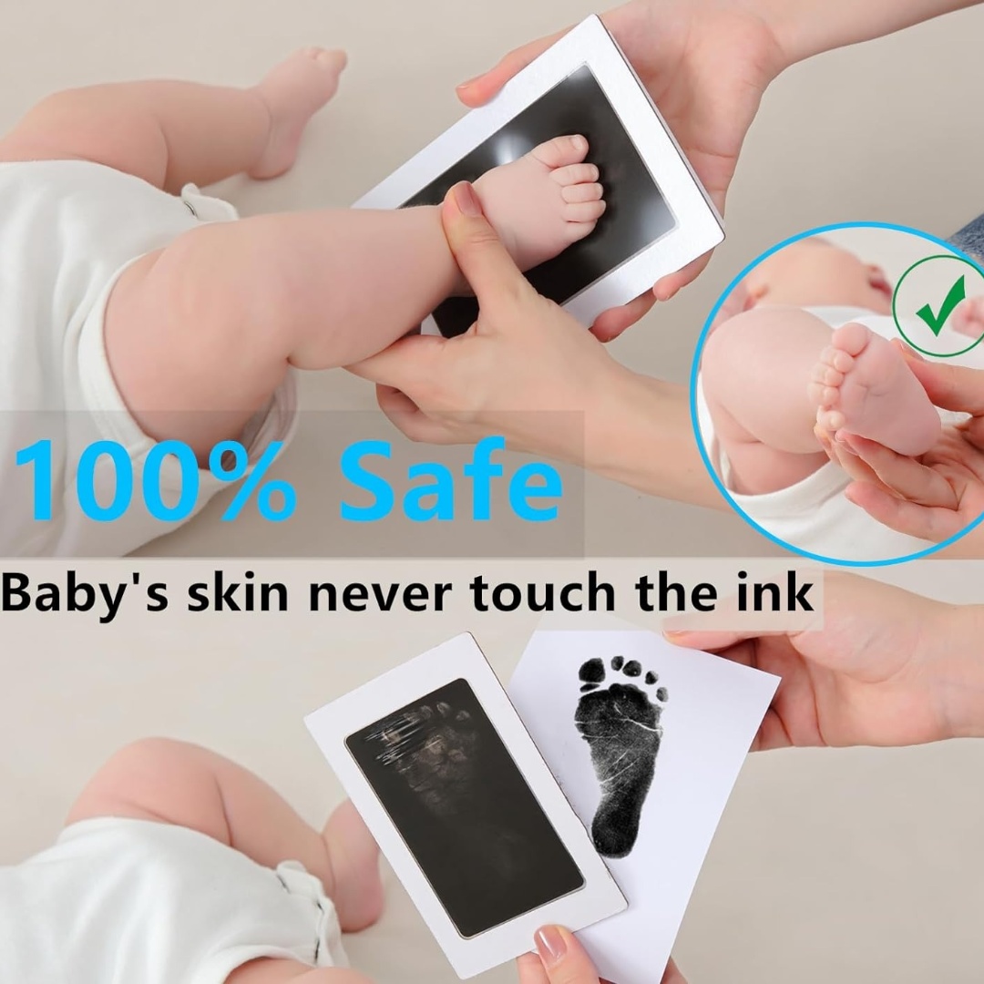 Newborn Baby Handprint and Foo - Baby Clothing Wash recension och pris