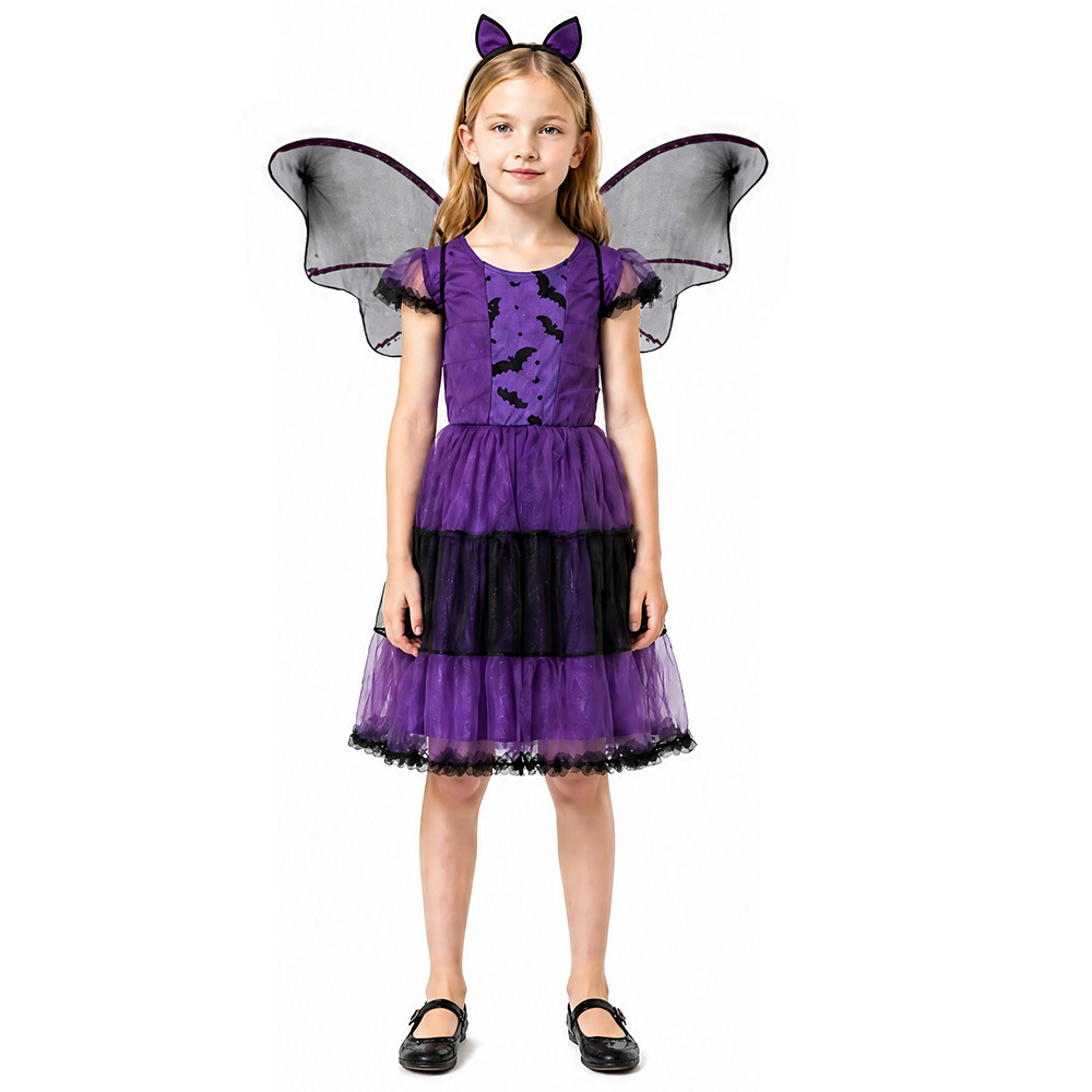 Kids Girls Halloween Bat Witch - Toddler Sock Set recension och pris