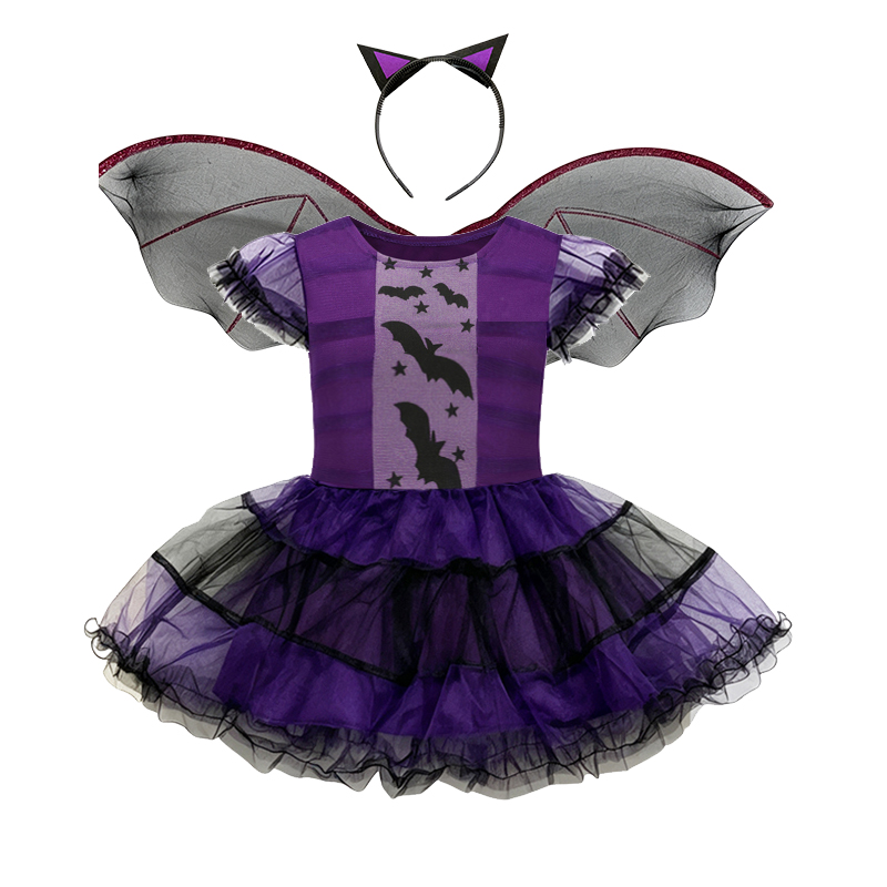 Kids Girls Halloween Bat Witch - Toddler Sock Set recension och pris