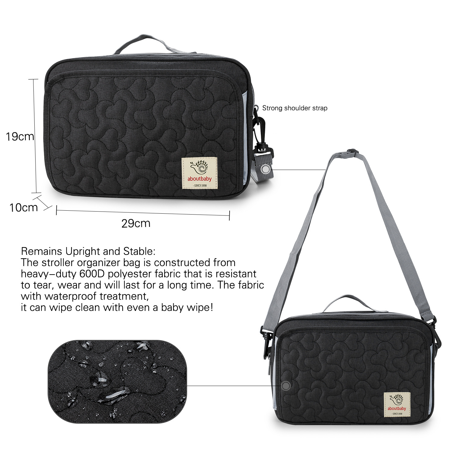Baby Diaper Bag For Stroller S - Baby Clothes Organiser recension och pris