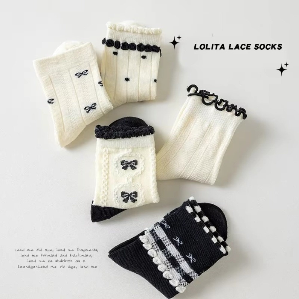 5Pairs 5 Pairs Set Cotton Crew - Toddler Sock Set recension och pris