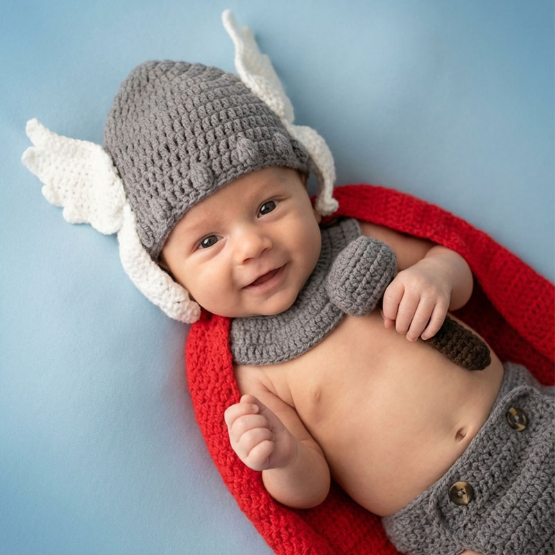 Newborn Photography Props Thor - Baby Clothing 1 Year Old recension och pris
